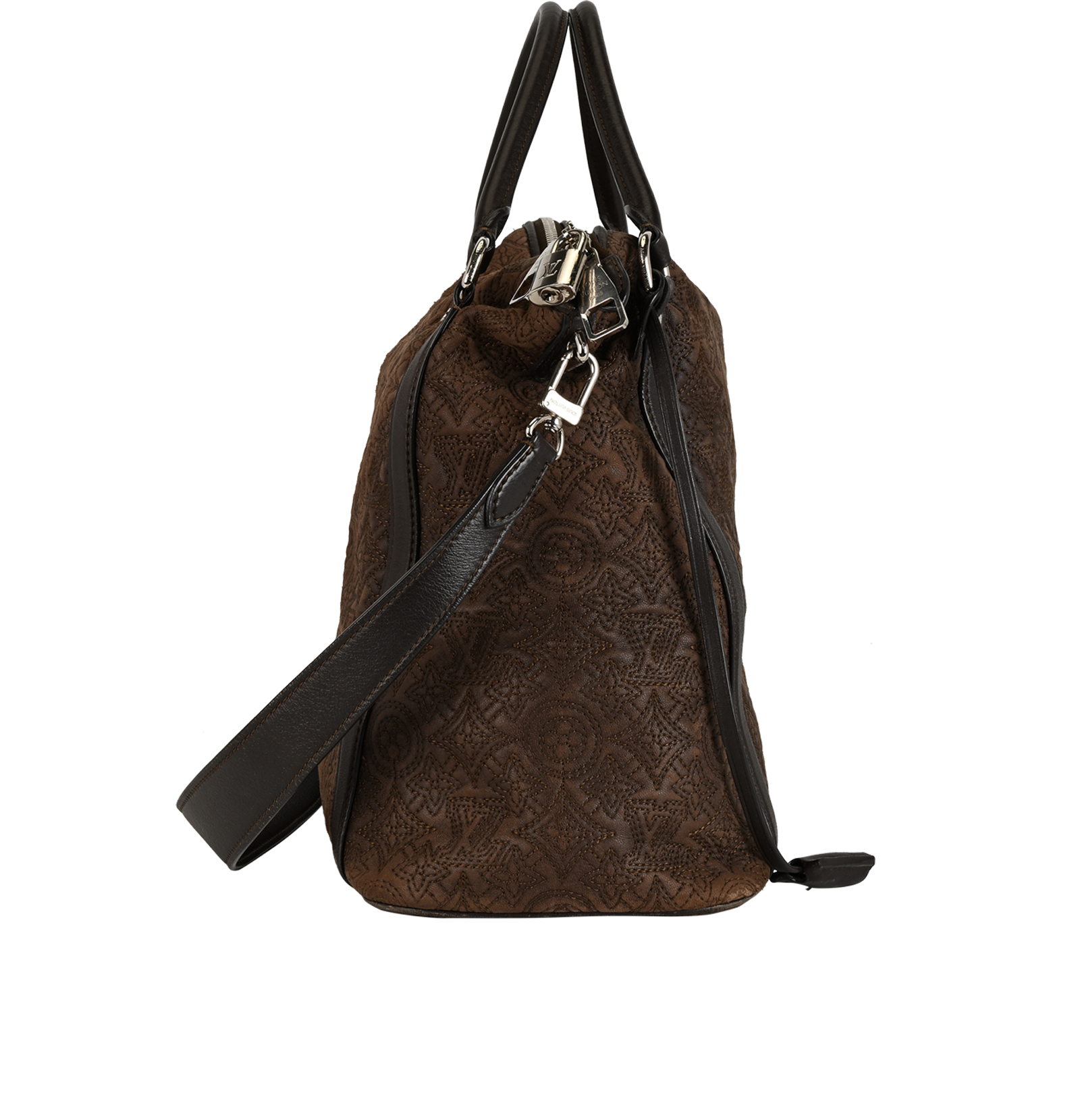 Anthea Ixia MM, &pound;395, Handbags, Brown, Leather, Side view